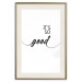 Wall Poster It's so Good - black English text on a contrasting white background 125792 additionalThumb 19