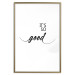 Wall Poster It's so Good - black English text on a contrasting white background 125792 additionalThumb 14