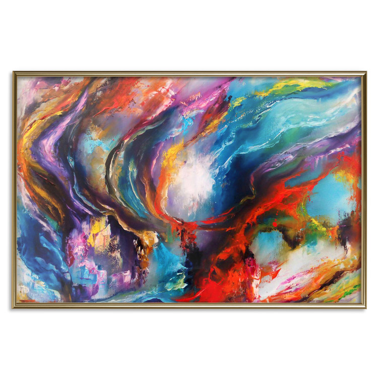 Poster Supernova - abstract composition of wavy and colorful patterns 127292 additionalImage 17