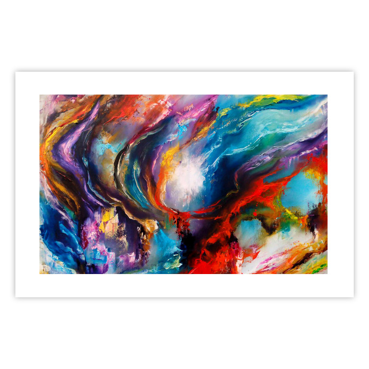 Poster Supernova - abstract composition of wavy and colorful patterns 127292 additionalImage 19