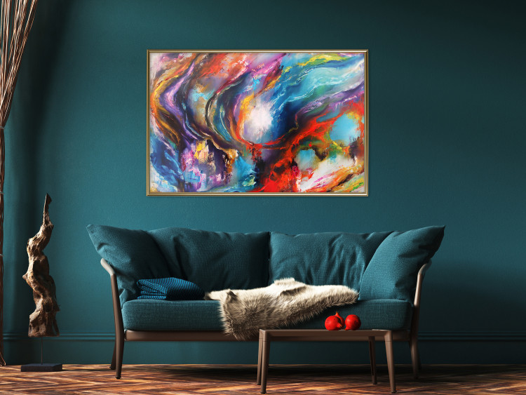 Poster Supernova - abstract composition of wavy and colorful patterns 127292 additionalImage 5