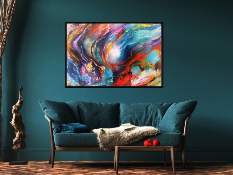 Poster Supernova - abstract composition of wavy and colorful patterns 127292 additionalImage 4
