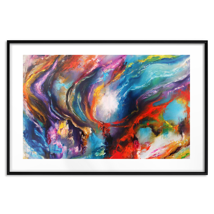 Poster Supernova - abstract composition of wavy and colorful patterns 127292 additionalImage 15