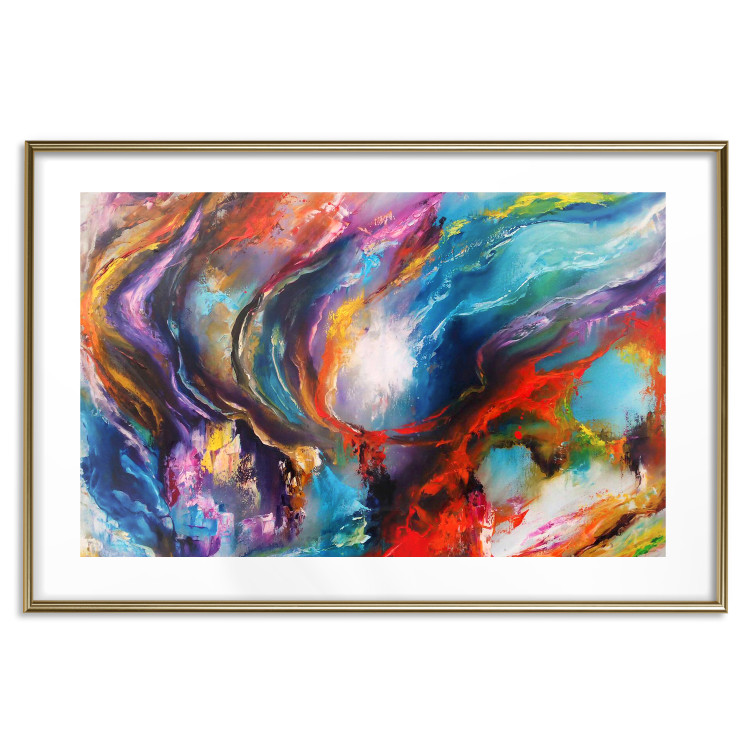 Poster Supernova - abstract composition of wavy and colorful patterns 127292 additionalImage 14