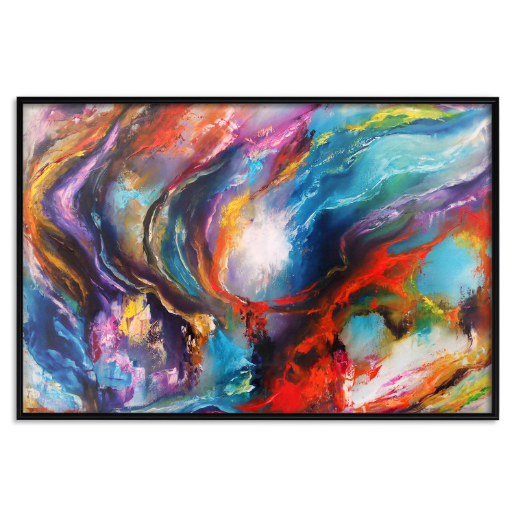 Poster Supernova - abstract composition of wavy and colorful patterns 127292 additionalImage 16