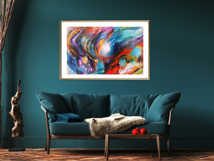 Poster Supernova - abstract composition of wavy and colorful patterns 127292 additionalImage 13