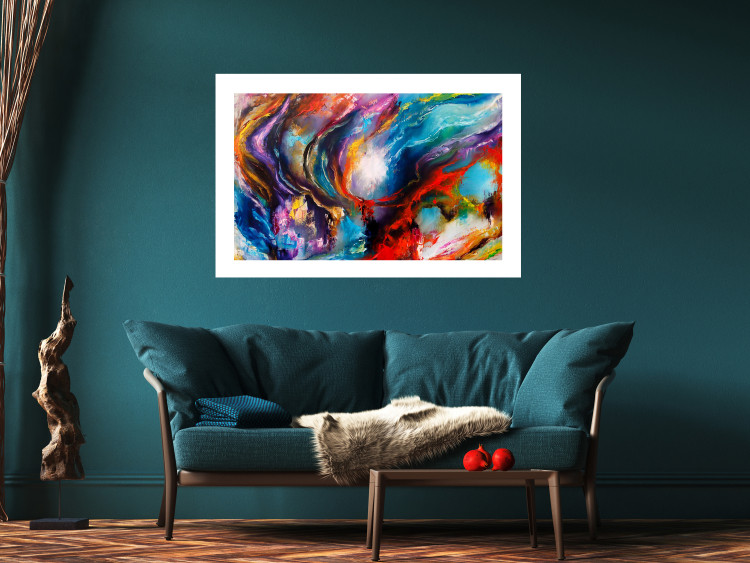 Poster Supernova - abstract composition of wavy and colorful patterns 127292 additionalImage 3