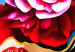 Canvas Sweet Lips (1-part) vertical - abstraction of woman and flowers 127792 additionalThumb 5