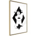 Poster Cosmos in Mind - abstract black portrait of woman with planets 128492 additionalThumb 7