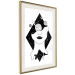 Poster Cosmos in Mind - abstract black portrait of woman with planets 128492 additionalThumb 3