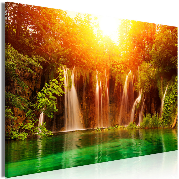 Large canvas print Nature: Magnificent Waterfall [Large Format] 128692 additionalImage 2