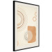 Wall Poster Sand Castles - abstract composition of circles and figures on a beige background 131792 additionalThumb 2