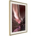 Wall Poster Senna Land - night landscape of pink aurora surrounded by mountains 132092 additionalThumb 3
