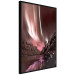 Wall Poster Senna Land - night landscape of pink aurora surrounded by mountains 132092 additionalThumb 11