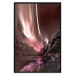Wall Poster Senna Land - night landscape of pink aurora surrounded by mountains 132092 additionalThumb 26