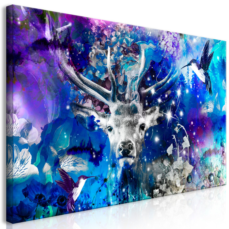 Large canvas print Blue Deer II [Large Format] 132392 additionalImage 2