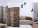 Room Divider Stone Varieties - texture of a wall made of arranged colorful stones 133592 additionalThumb 4