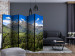 Room Divider Screen Holiday in the Mountains II - green forest against rocky mountain and sky 133992 additionalThumb 4