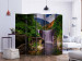 Room Divider Reggae Falls II - summer landscape of a large waterfall against mountains and forest 134092 additionalThumb 2