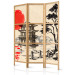 Folding Screen Cottage by the Pond (3-piece) - architecture of the Far East 134292 additionalThumb 5