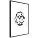 Wall Poster Little Sheep - small and black cute animal on a solid white background 135192 additionalThumb 18