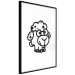 Wall Poster Little Sheep - small and black cute animal on a solid white background 135192 additionalThumb 15