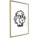 Wall Poster Little Sheep - small and black cute animal on a solid white background 135192 additionalThumb 14
