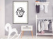 Wall Poster Little Sheep - small and black cute animal on a solid white background 135192 additionalThumb 7