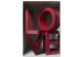 Canvas Love in Reds (1-piece) Vertical - English 3D text 135392