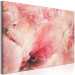 Canvas Art Print Pink Dawn - Abstraction with blurry roses and fragments of flowers 135492 additionalThumb 2