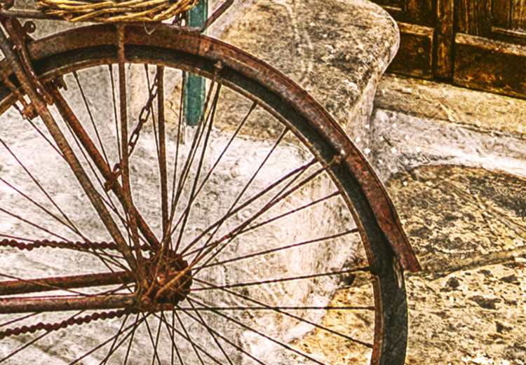 Poster Old Alley - rusty bicycle against the backdrop of Italian city architecture 135892 additionalImage 6