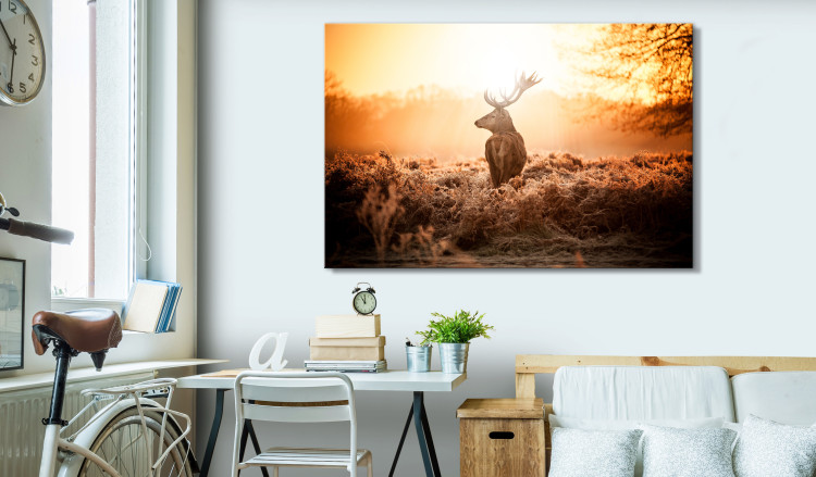 Large canvas print Deer in the Sun [Large Format] 137592 additionalImage 5
