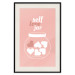 Poster Self Love Jar - jar with hearts and English texts on a pink background 138892 additionalThumb 26