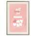 Poster Self Love Jar - jar with hearts and English texts on a pink background 138892 additionalThumb 2
