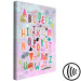 Canvas Happy Alphabet (1-piece) Vertical - colorful letters for children 143492 additionalThumb 6