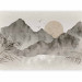 Wall Mural Wabi-sabi landscape - sunset and mountain landscape in Japanese style 145092 additionalThumb 5