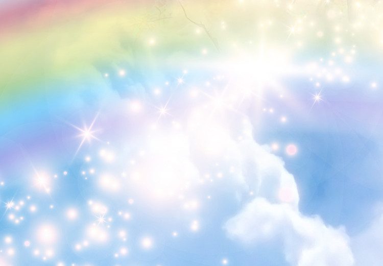 Canvas Unicorn and Magic Tree - Fairy-Tale and Rainbow Land in the Clouds 148792 additionalImage 5