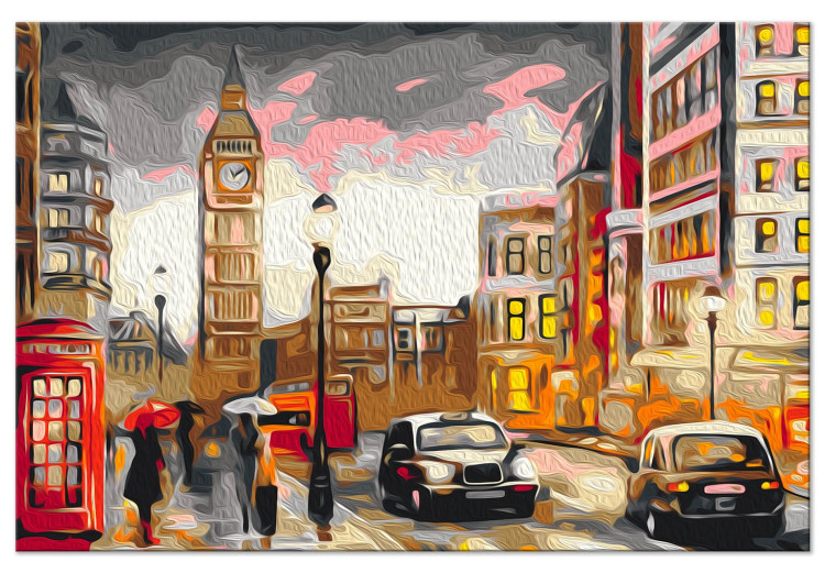 Paint by Number Kit Life in London - Urban Landscape With Big Ben in the Background 149792 additionalImage 6