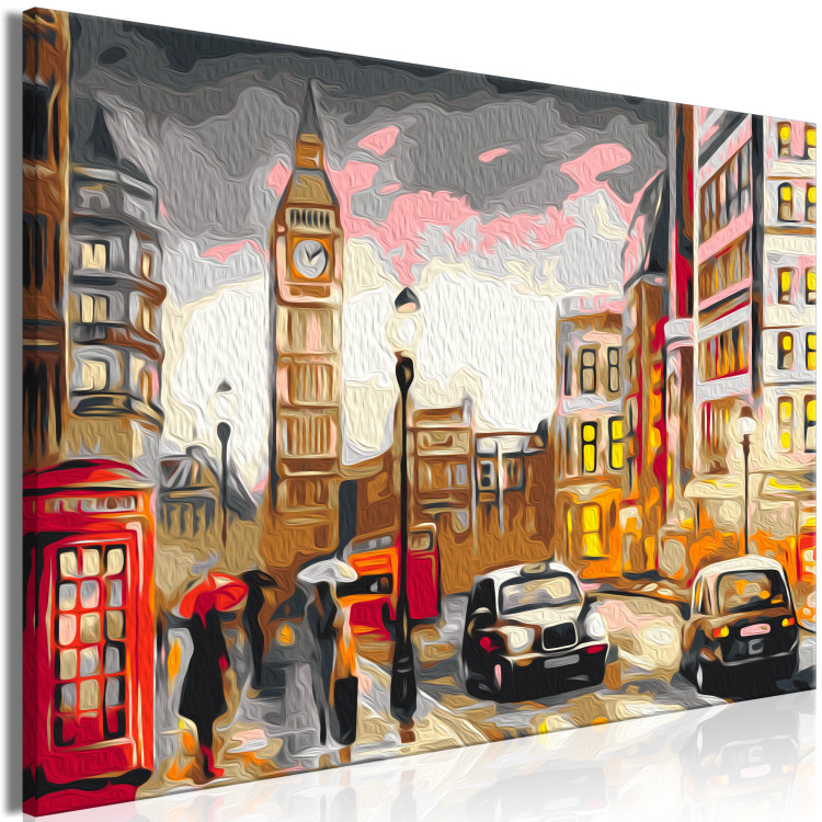 Paint by Number Kit Life in London - Urban Landscape With Big Ben in the Background 149792 additionalImage 4