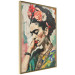 Wall Poster Portrait in Profile - Frida Kahlo Against a Cracked Wall 152192 additionalThumb 5