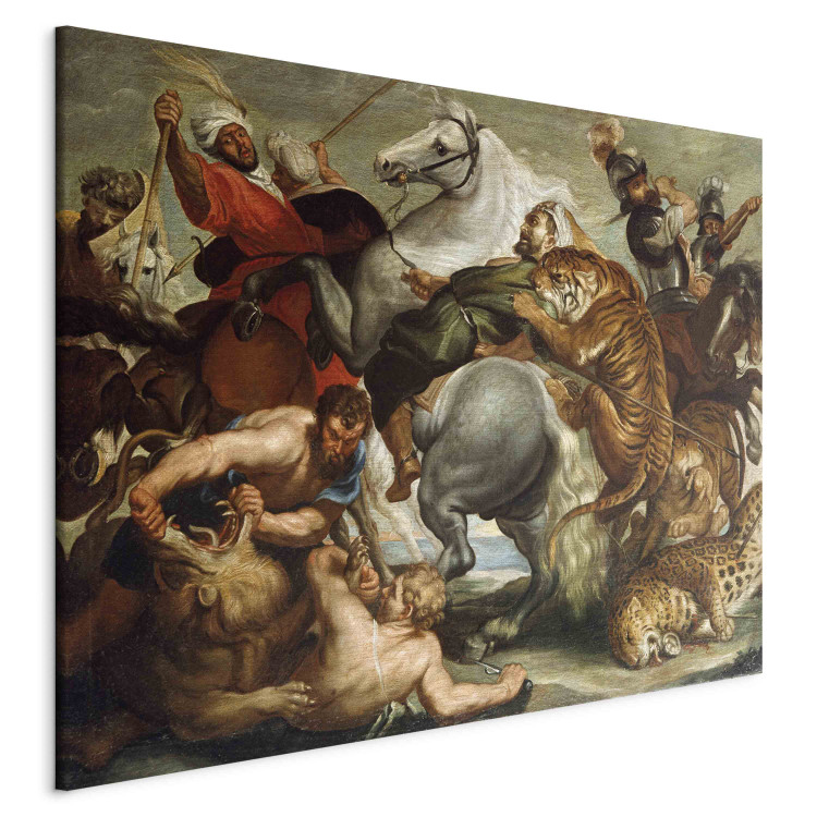 Reproduction Painting Tiger and Leopard Hunt 152592 additionalImage 2