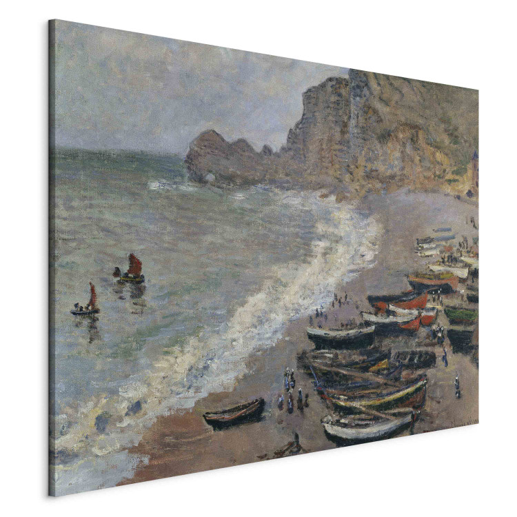 Reproduction Painting Etretat: la plage e la porte d'Amont 154792 additionalImage 2