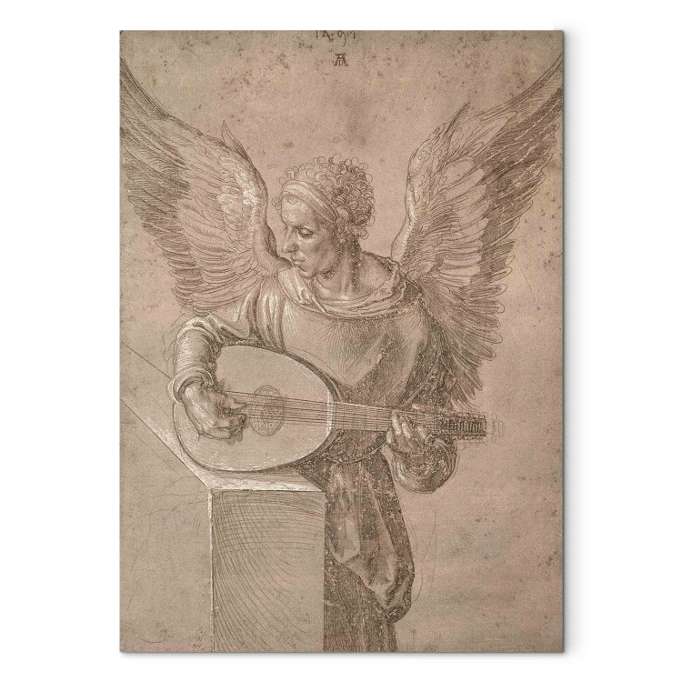 Reproduction Painting Angel playing a lute 156392