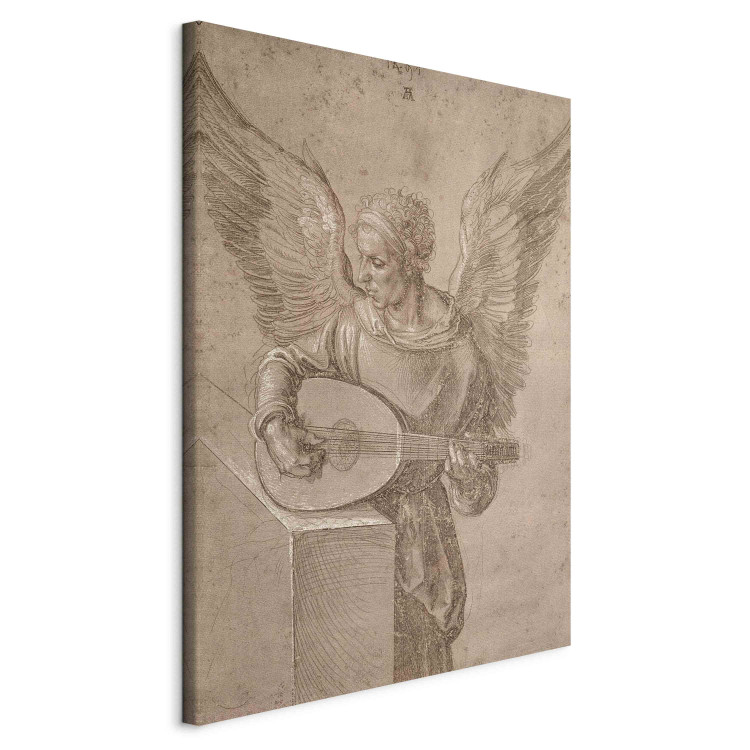 Reproduction Painting Angel playing a lute 156392 additionalImage 2