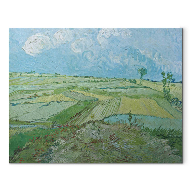 Art Reproduction Wheatfields in Auvers with rainclouds  159792