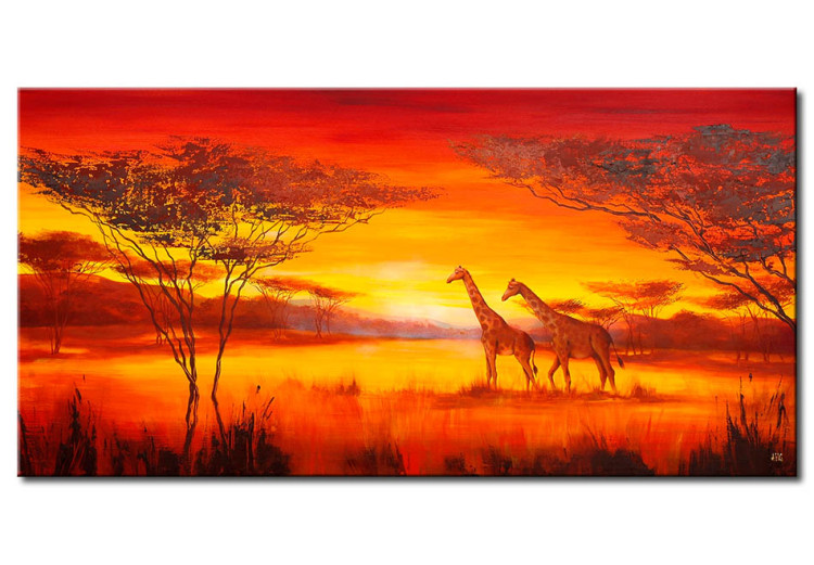 Canvas Print Stroll during sunset 49292