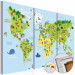 Cork Pinboard Children's World [Cork Map] 94792