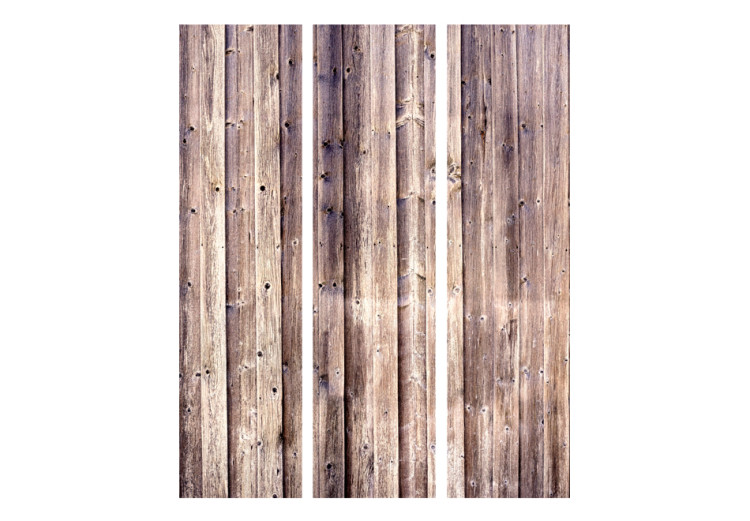 Room Divider Screen Wooden Charm - texture of light brown wooden planks 95292 additionalImage 3