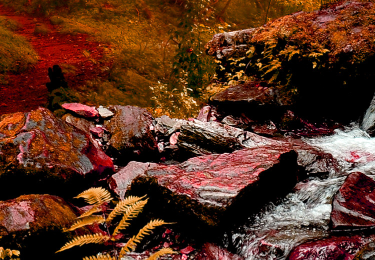 Canvas Art Print Autumn Waterfall 98192 additionalImage 5