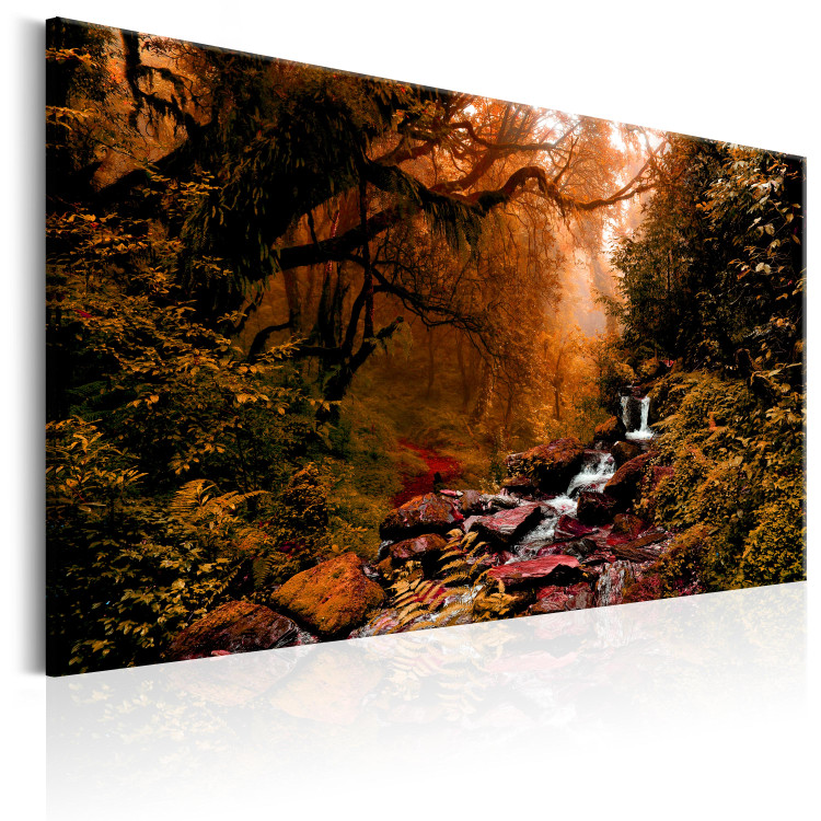 Canvas Art Print Autumn Waterfall 98192 additionalImage 2